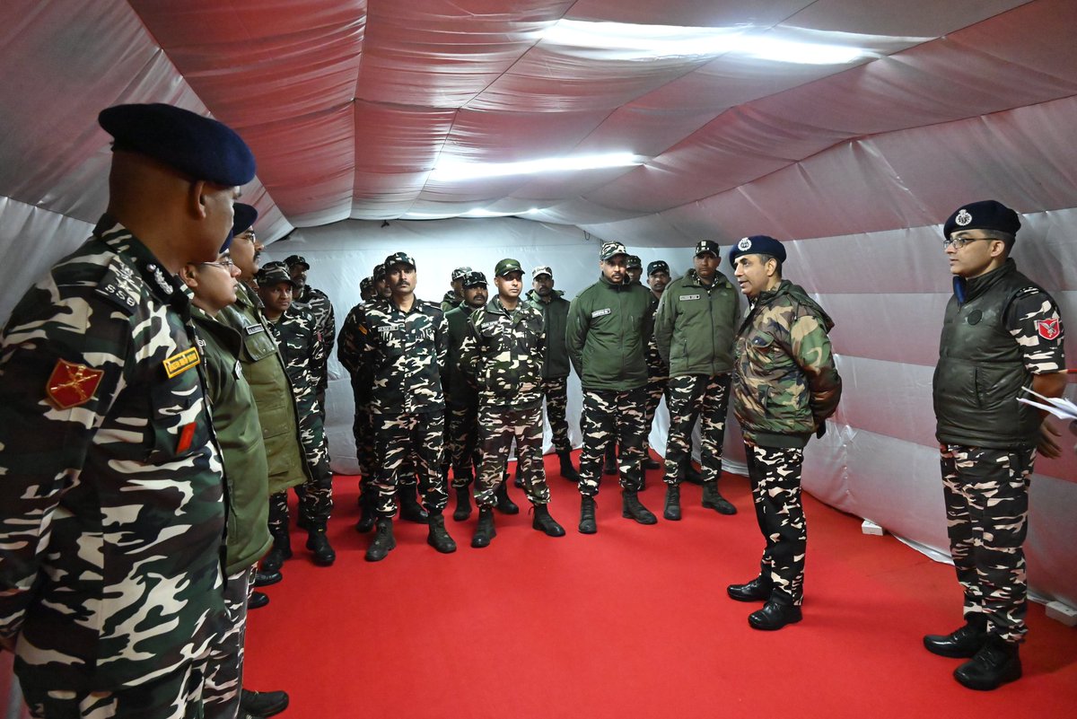 SSB_INDIA's tweet photo. #DGSSBOnTour

Shri Sanjay Singhal, #DGSSB, visited Baltal Base Camp to review security arrangements for the forthcoming #AmarnathYatra2026. 

During the visit, he inspected the Medical Aid Camp established by 13 Battalion #SSB to provide dedicated healthcare support to pilgrims.

He also interacted with field commanders and deployed troops, appreciating their commitment, dedication and preparedness to ensure a safe, secure and well-coordinated #Yatra for all devotees.

#NationFirst #AmarnathYatra #Security #MedicalSupport #PilgrimSafety #JammuAndKashmir 

@HMOIndia @PIBHomeAffairs 
@PIB_India @SSBSHQSRINAGAR 
@13BnSSB_INDIA @14bnssb @10BnSSB_INDIA @2bnssb