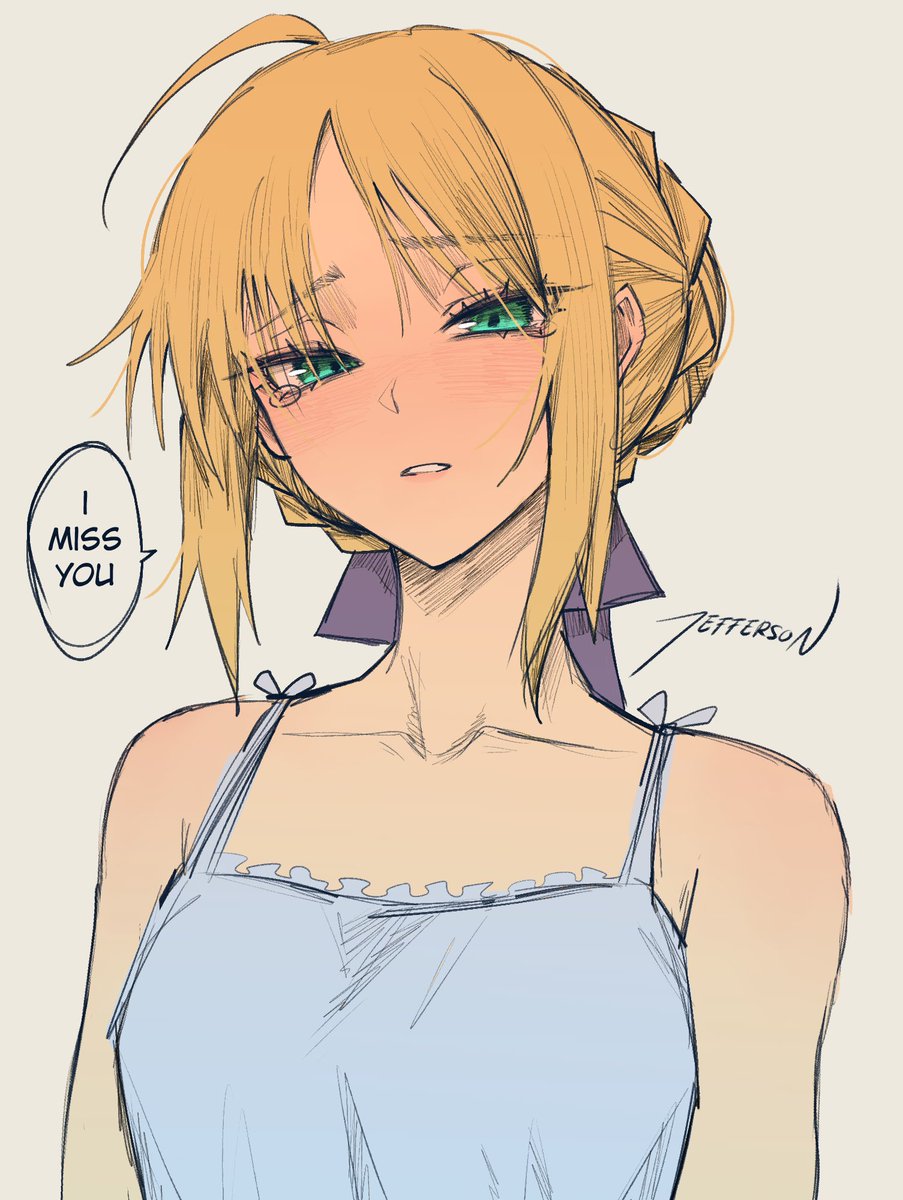 jeffraeson's tweet photo. I'm back~ miss drawing for you guys😭😭😭
#FGO https://t.co/gntxZvv5HE