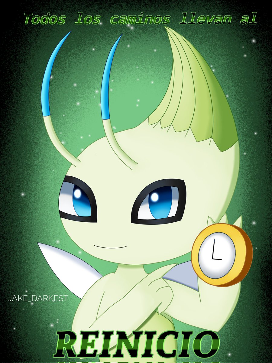 Jake_Darkest's tweet photo. #Pokemon #celebi https://t.co/mJXGwiSfag