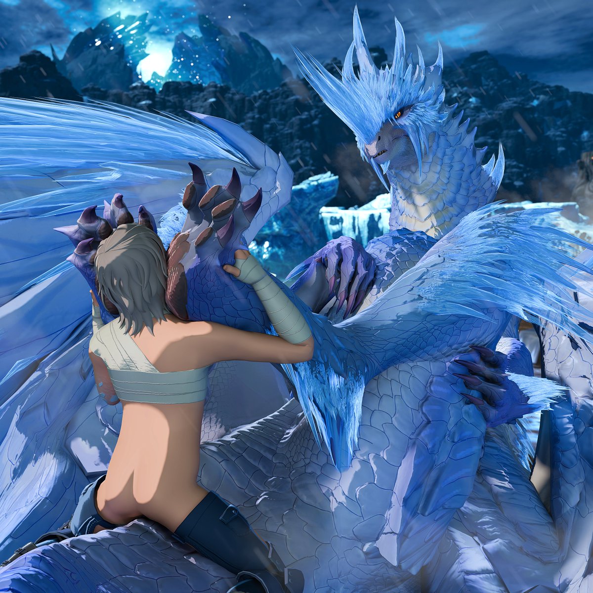 IRagiakurusu's tweet photo. Crystallization

#Velkhana #MHStories3 #MonsterHunter https://t.co/lsJJFxlxzj