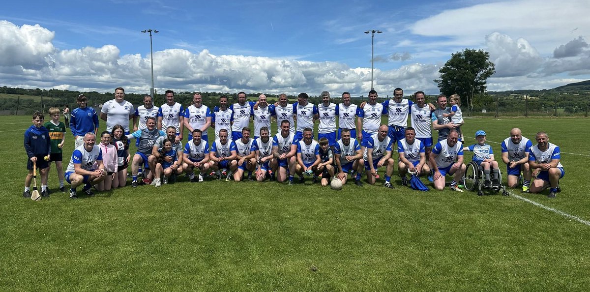 waterfordmaster's tweet photo. ⚪️🔵Waterford Masters Result⚪️🔵
🏆  All Ireland Masters Championship

Waterford 0:14
Cork 0:13

Thanks to @ckgaaclub for hosting the match and to Cork for a hard fought game.

Next up… 

Kildare away in 2 weeks👍 https://t.co/GJF8uPOVdx