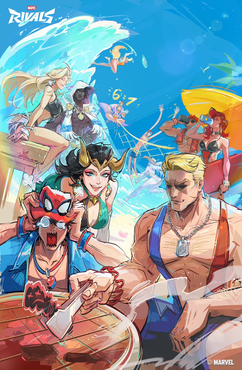 Messiahplex's tweet photo. Marvel Rivals making incredible cover art as usual https://t.co/4d4WCd1WSU