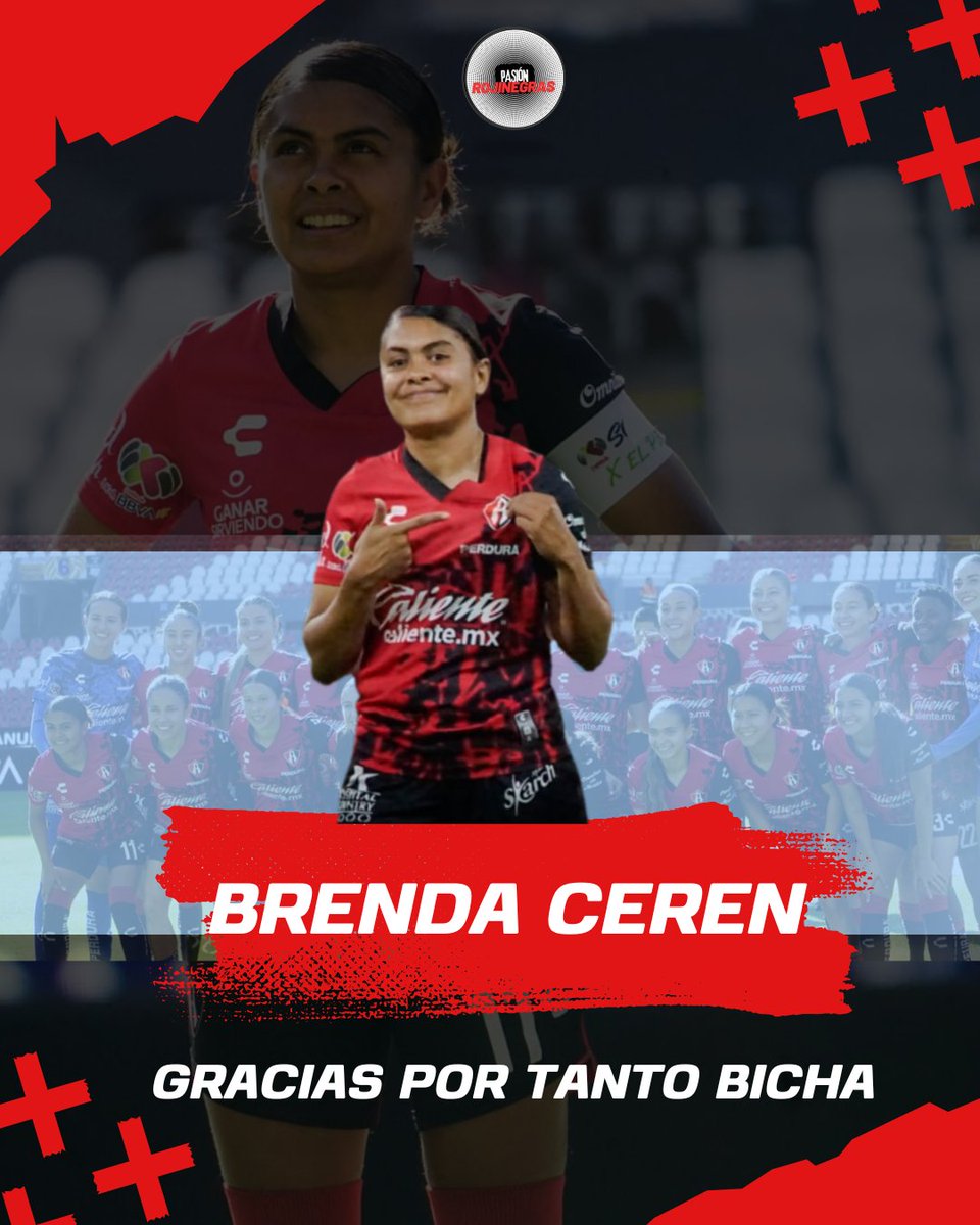 PasionRN's tweet photo. ¡GRACIAS POR TODO, BICHA! ❤️🖤🇸🇻
​Hoy nos toca despedir a una jugadora que defendió los colores de @AtlasFCFemenil con el alma en cada partido. 🫶
¡Mucho éxito en todo lo que venga! ✨

​#atlas #LigaMXFemenil #FútbolFemenino  #despedida #ParaTi https://t.co/H3ENNxDDeu
