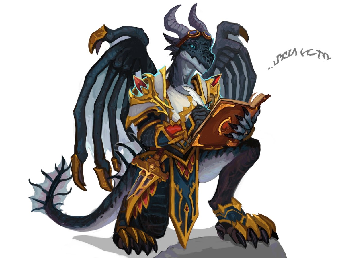 esiaart's tweet photo. Dracthyr Sheou for @Sheou__ 🌟 https://t.co/dEK2Szy1oo
