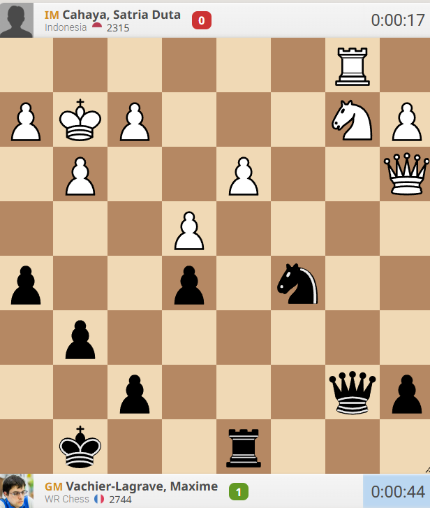 NewInChess's tweet photo. With little time on the clock, Black played a winning move. Which? https://t.co/hJo1duRk4M