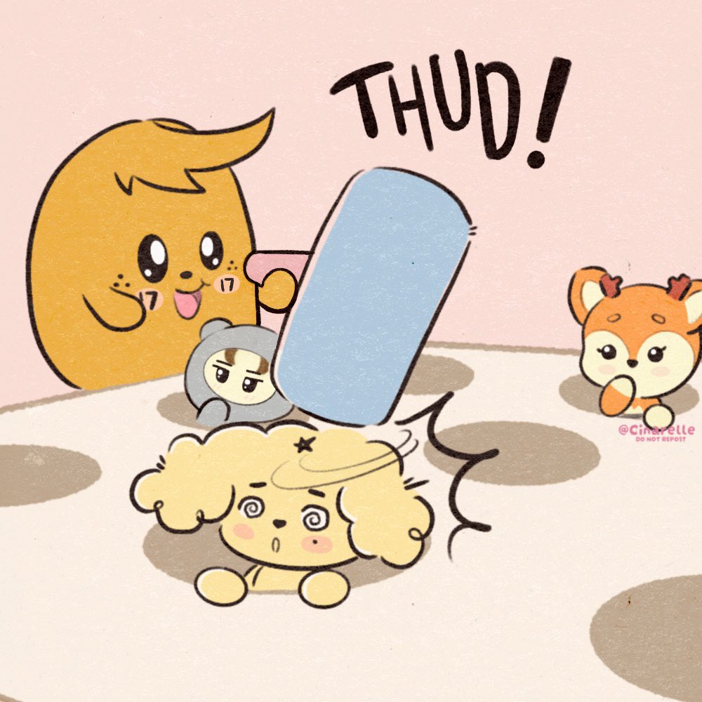 cinarelle's tweet photo. Whack The Mole Doa

#seventeenfanart #caratland #kimja #doa #shuasumi #DK #Mingyu #Joshua #민규 #도겸 #조슈아 #seoksoo #kyeomshu #vernon https://t.co/KfK80Vfo8H