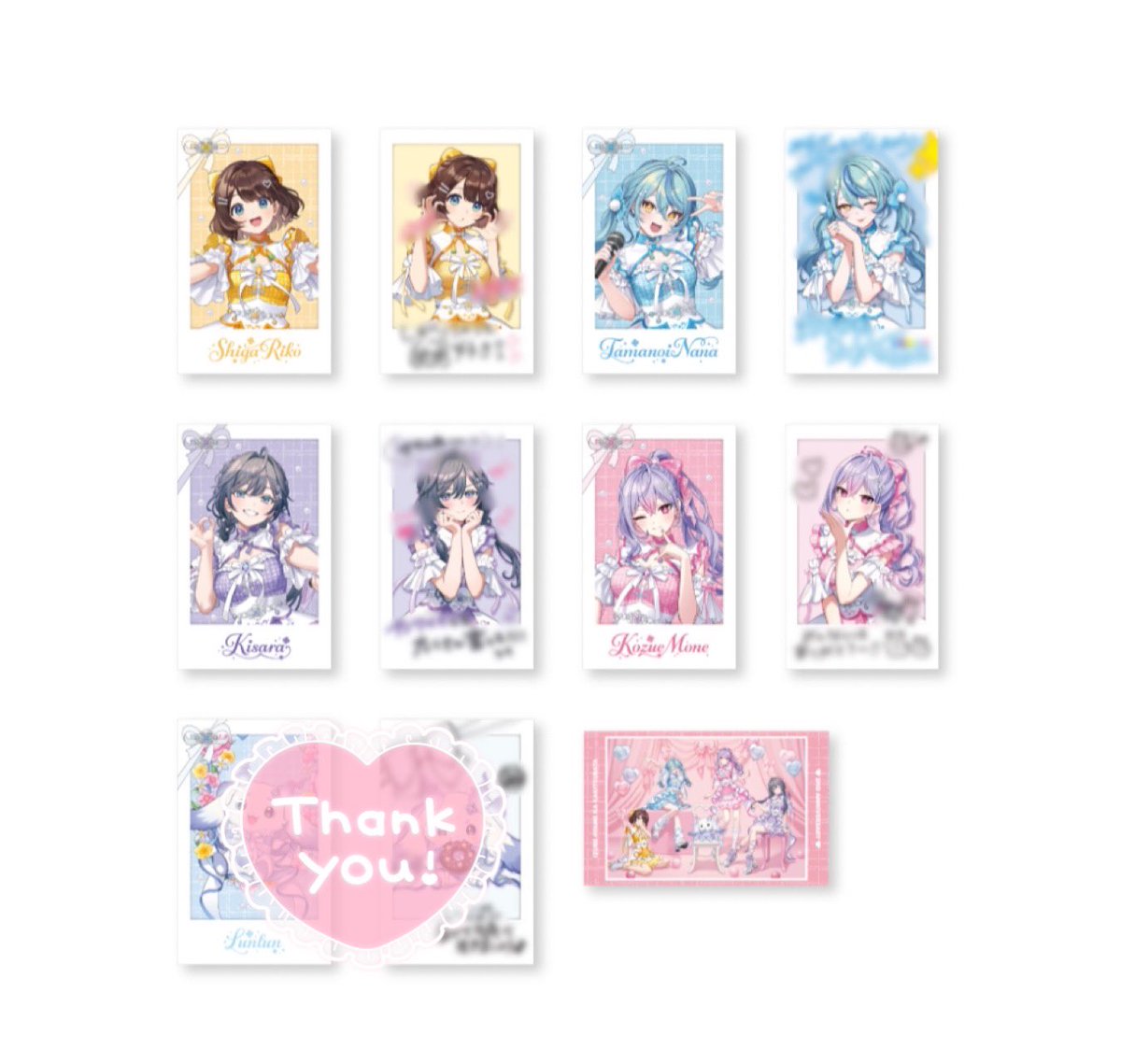 _weeeet_'s tweet photo. 【譲渡/交換】にじさんじ いずれ菖蒲か杜若
あやかき 2nd Anniversary 2周年 チェキ トレカ

譲▷無印の方々

求▷定価+送料≫左下の方

︎✿交換は大阪,京都手渡しのみ 譲渡は郵送◎
︎✿2~30購入予定 NR排出分のお譲り

よろしくお願いいたします❁¨̮ https://t.co/I4kr9hkAWf