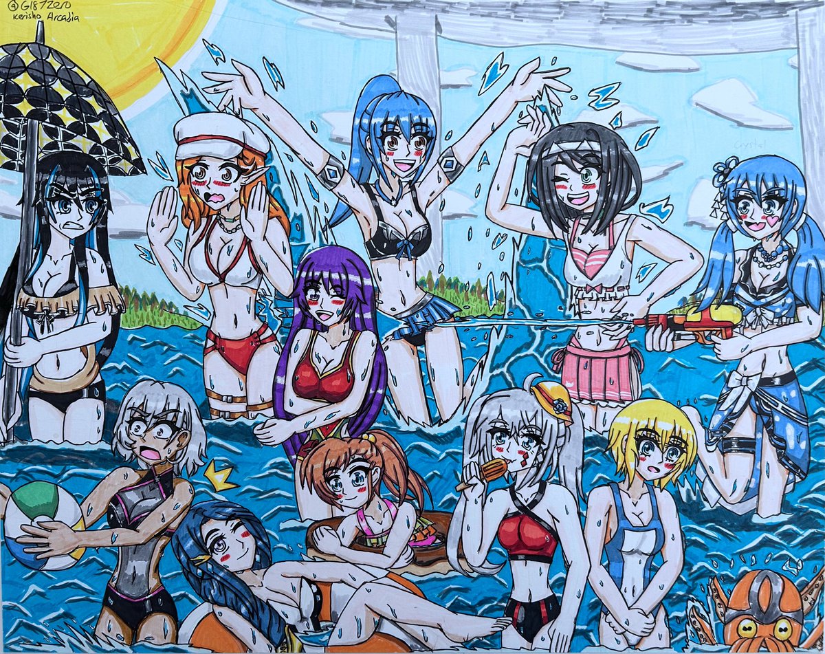 G187Zero's tweet photo. Enjoy a Great Summer SAOIF Community! I love you all! :3
#fanart #IntegralFactor #originalcharacters https://t.co/pJ5Z5EvbdY