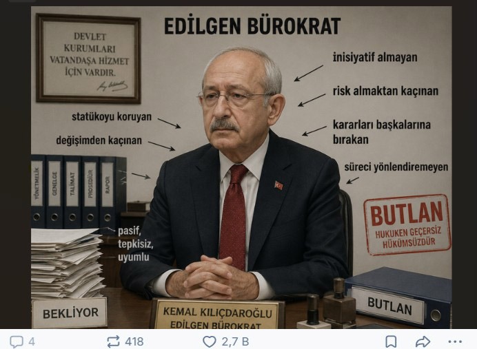 ekonomiknokta's tweet photo. Anasayfa » Gündem
“Kemal Kılıçdaroğlu Röportajının” Çözümlemesi.16:37:10 | 2026-06-20
https://t.co/PLM1apTnW6…

https://t.co/ugQtnbeJqS
https://t.co/zRAiB4okc3…
https://t.co/fVz6yi7ny3…
https://t.co/i11TtQbxtr…
https://t.co/8Tkm9moRaS #chp #kemalkılıçdaroğlu #ozgurozel https://t.co/4W0mwjcvMe