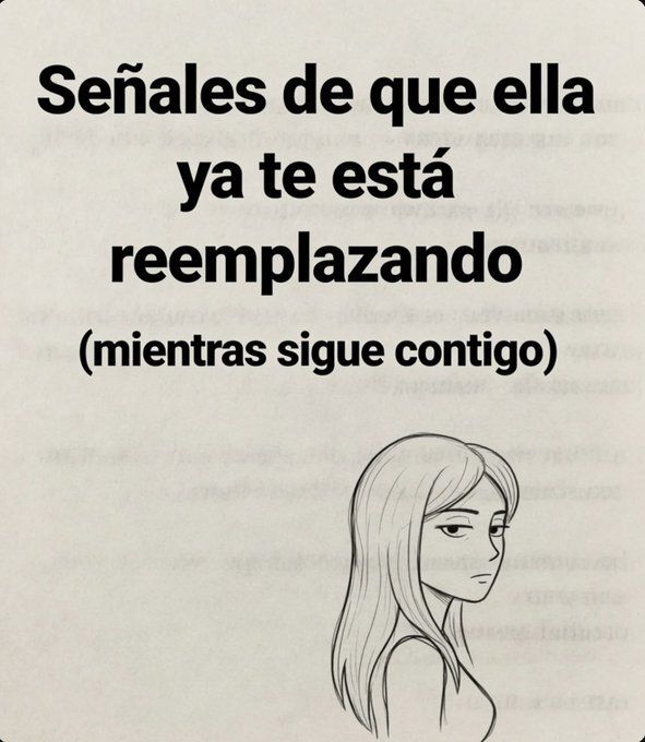 FabianQuin20's tweet photo. Señales de que ella ya te está reemplazando

(mientras sigue contigo)

- Hilo - 🧵 https://t.co/Y6pGYdw8Cy