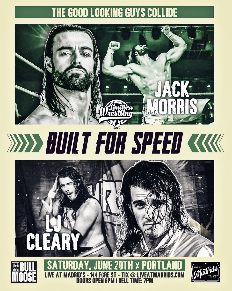 LJ_Cleary's tweet photo. TONIGHT!

Vs. @jackmorrisx17 (my old flame hehe) at @LWMaine in 📍Portland ME

LIVE on YouTube at 7pm - https://t.co/xaE0ekkqH9 https://t.co/ymb3LR8TrH