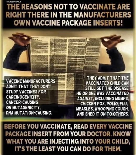 HenryMakow's tweet photo. Reader--"Of Course!!! Just as intended. Vaccines are designed to make us sick and to kill us!!!" https://t.co/WhmO6mVmUj