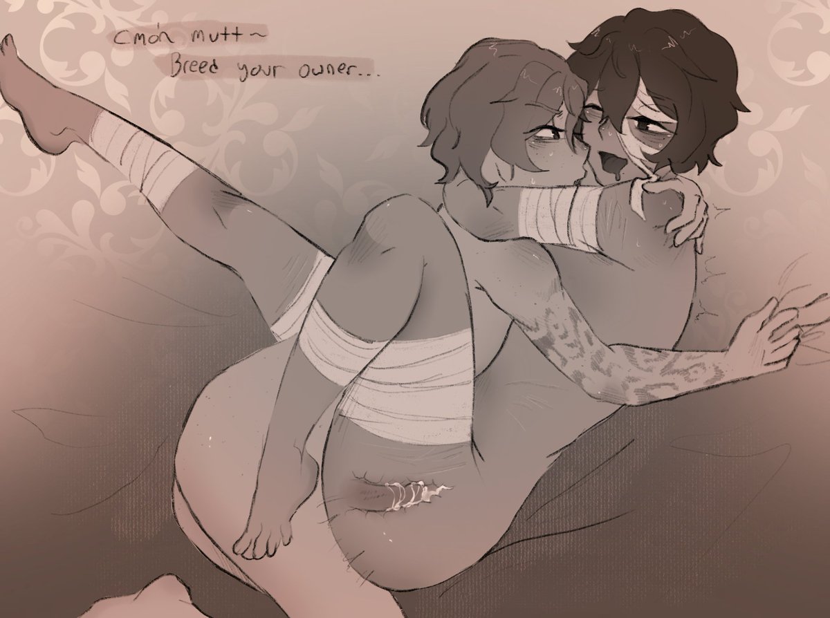 Valen_twine_'s tweet photo. Day 6!!
Beast AU 
Enjoy!
@BottomDazaiWk 
#bottomdazaiweek2026 https://t.co/1ZHsEgG2Bt