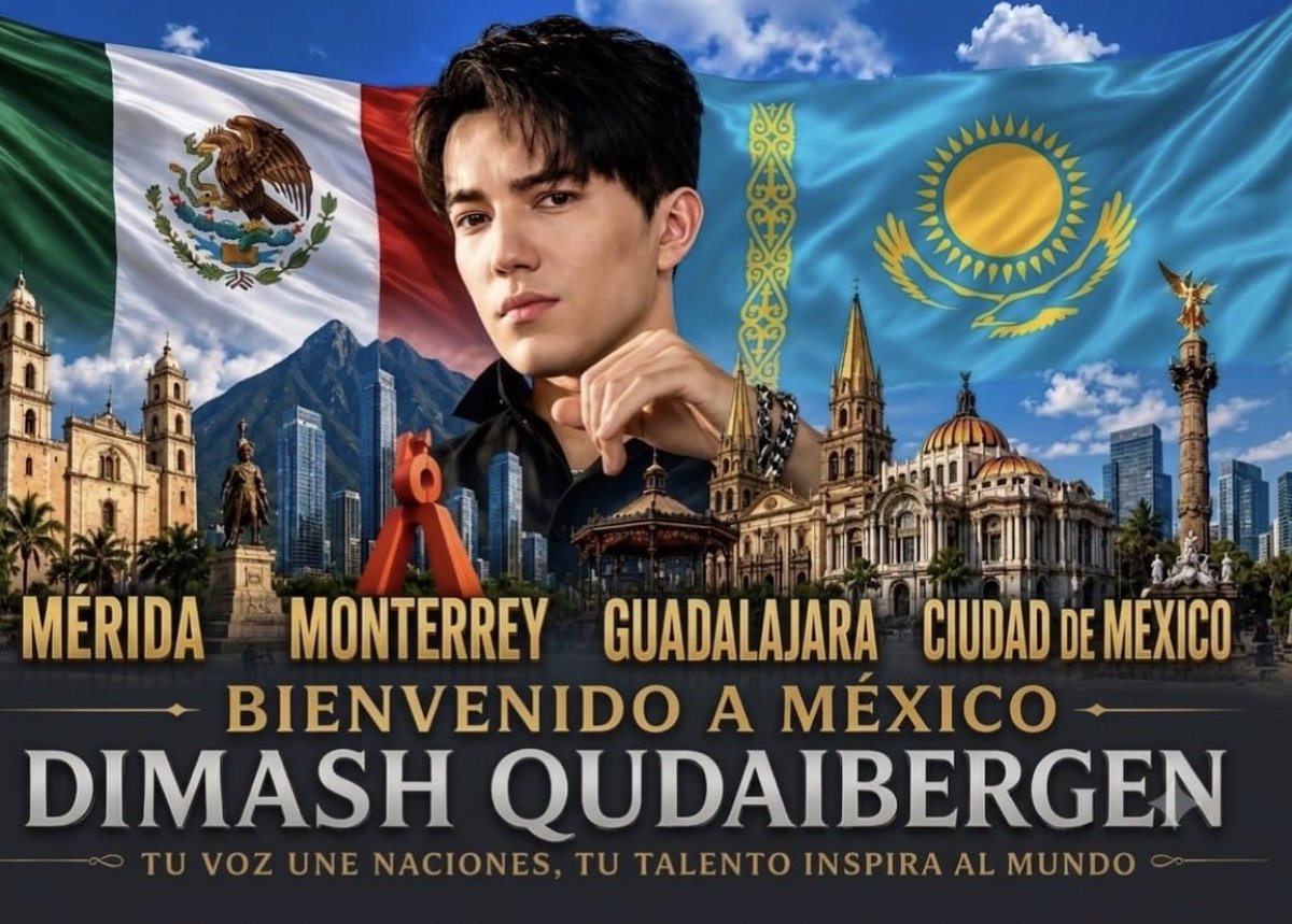 marlydear's tweet photo. Nuestro príncipe  Dimash 
Pronto de nuevo en México
Monterrey te espera con mucho amor https://t.co/cGcXzCMxjR