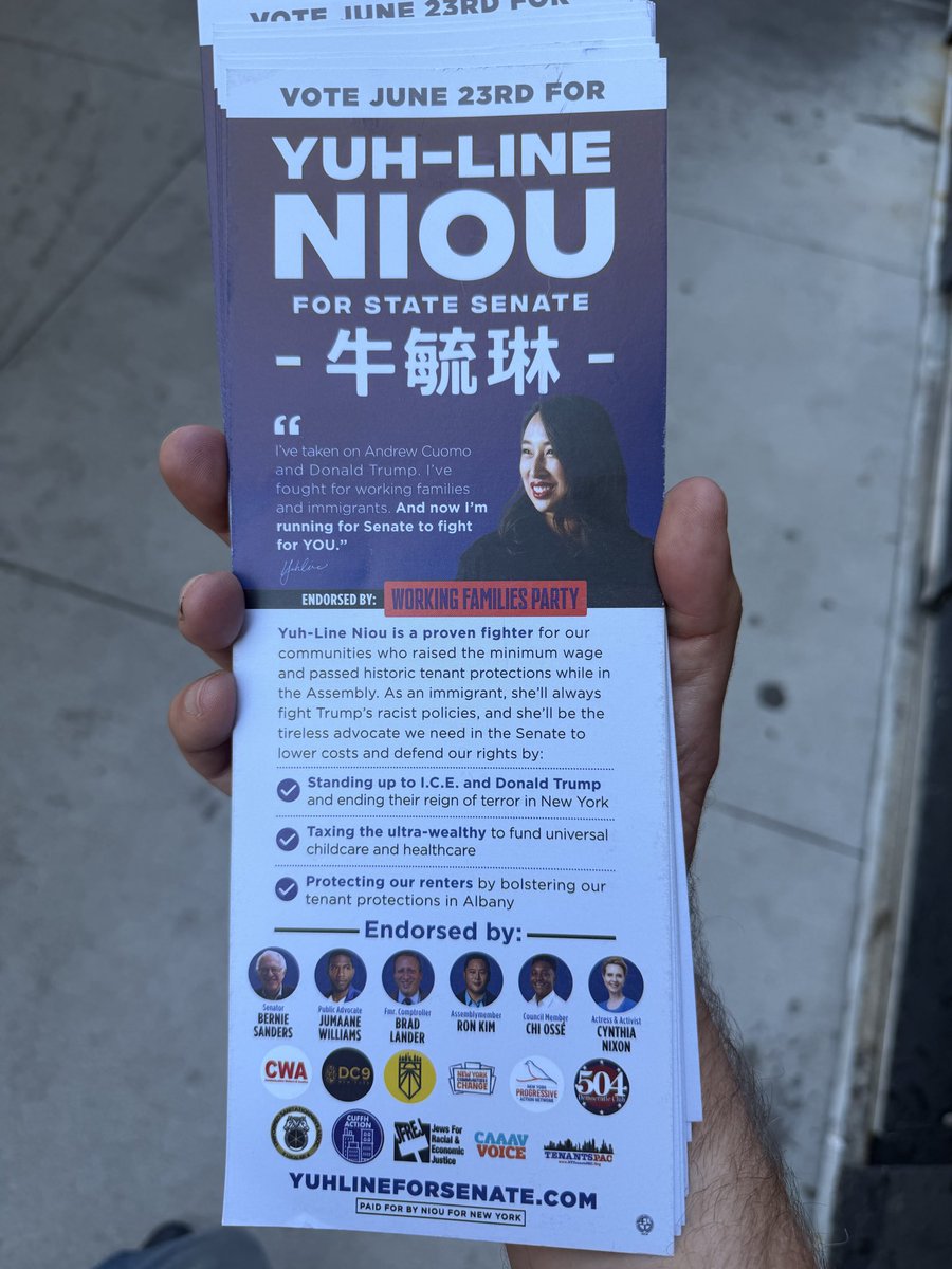 nychange's tweet photo. When almost all of Albany cowered in fear, Yuh-Line stood up to Cuomo.

Vote for @yuhline for ny state senate! https://t.co/GFXKWK8QDt