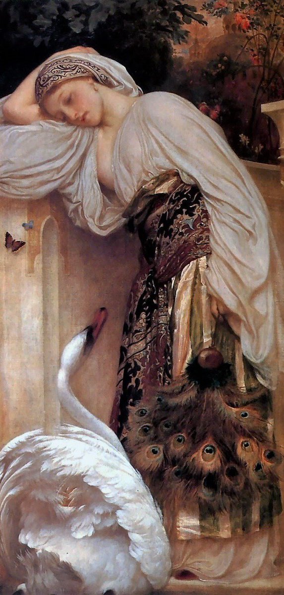ArtorOtherThing's tweet photo. Odalisque (1862) by Sir Frederic Leighton (British, 1830 – 1896), oil on canvas, Private Collection https://t.co/yP0mevb3Km
