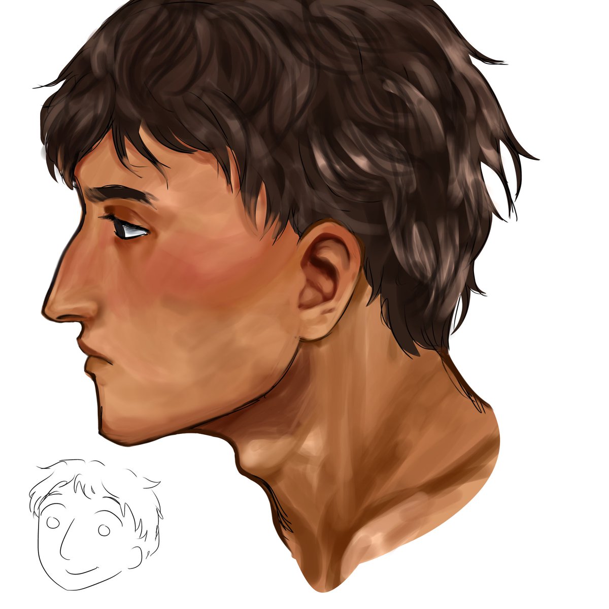 s0ftll's tweet photo. my version of s4 bertholdt is just him with a mullet ish https://t.co/7RvQ9L2lXj