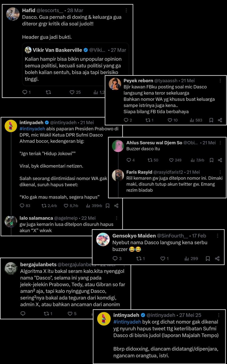 TheKerupuk's tweet photo. Testimoni sepanjang tahun, tiap bulan selalu ada korban antek antek @bang_dasco yang menerror warganet.

Barusan ada yang dm cerita sampai tutup akun dan keluarganya diganggu.

Bawahanya bisa dikontrol gak? Atau ini instruksi anda? Jadi pejabat kok gak tahan di kritik? https://t.co/jyhWCG8qmk