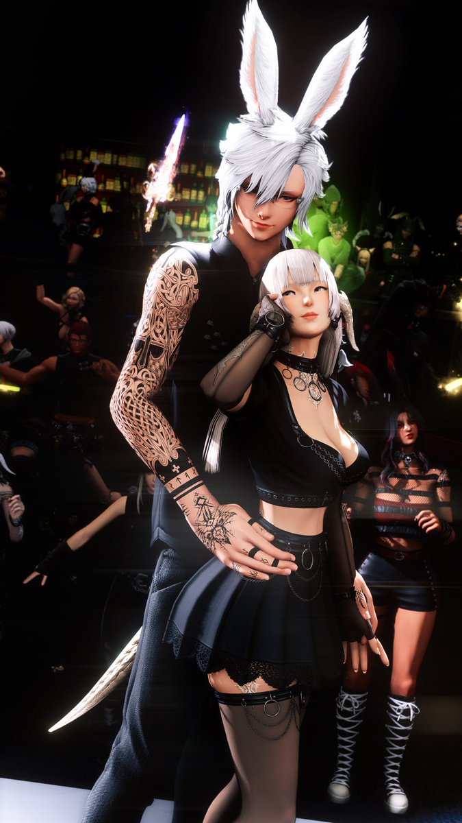 TheaFFXIV's tweet photo. I’ll be your gravity, you be my oxygen 🖤

#EMONIGHTFFXIV https://t.co/Lby0ltTBeB