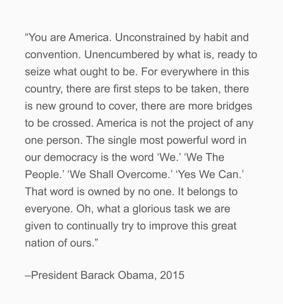 freakoutsideofx's tweet photo. These words are inscribed into the facade of the Barack Obama Presidential Center building.🤎 https://t.co/fqZqxrLFnl