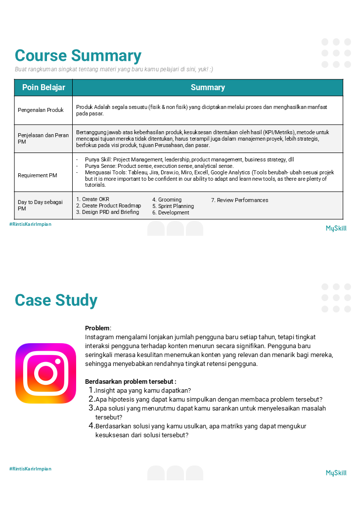 inashikun's tweet photo. Learning at MySkill gave me a new understanding of product development based on user needs. I learned how to define problem statements, gain insights, build hypotheses, and determine solutions and success metrics. Thank you, MySkill! ✨@myskill_id 

#learnatmyskill https://t.co/1ut6d2y6wx