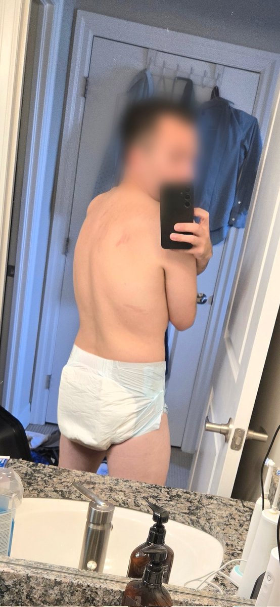 abdl_mikey's tweet photo. Oh man... just went through a vanilla phase... was great for a few weeks, felt different.

But trying one of these on after a month and a half... Instant 🫠 🥴 as soon as I see it in the mirror.

The rush... it's like the feeling of an amazing hookup but it just keeps going. https://t.co/wcwapAKs1y