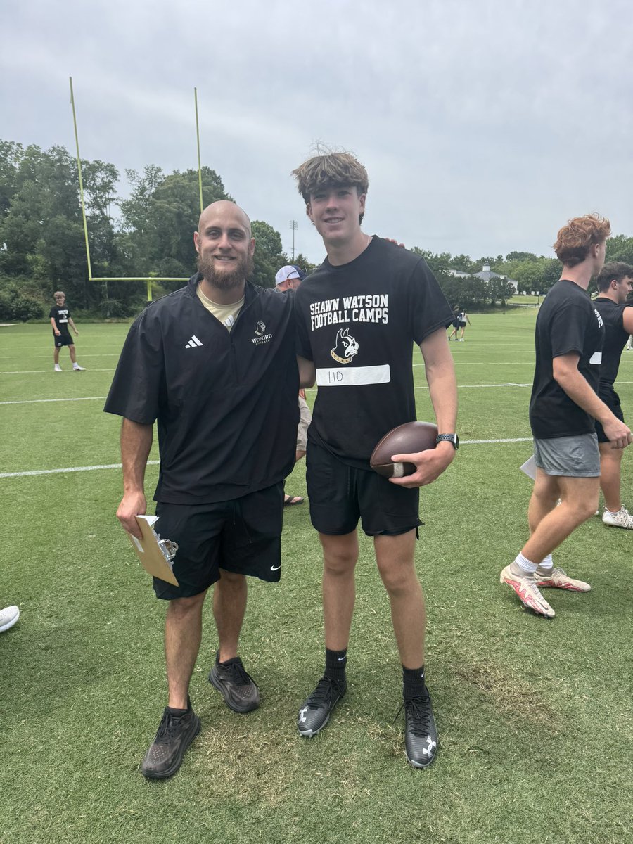 BradyGerling's tweet photo. I had an awesome time this morning learning and competing at the Wofford Specialist camp. Great environment and energy today! Thank you @Adam_Dulka for inviting me to the camp.
#longsnapper #GoTerriers 
@CoachPTurner 
@Coach_Charlie38 https://t.co/usL0FCtVZq