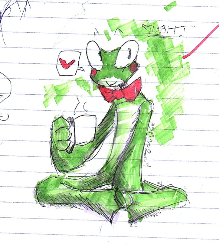 spino2009's tweet photo. #traditionalart 
#tadc #fanart 
#tadcep9ㅤ    
#ribbitrabbitㅤㅤ 
esta bueno el episodio 9 ,muy buen final! https://t.co/5IBefUGIao