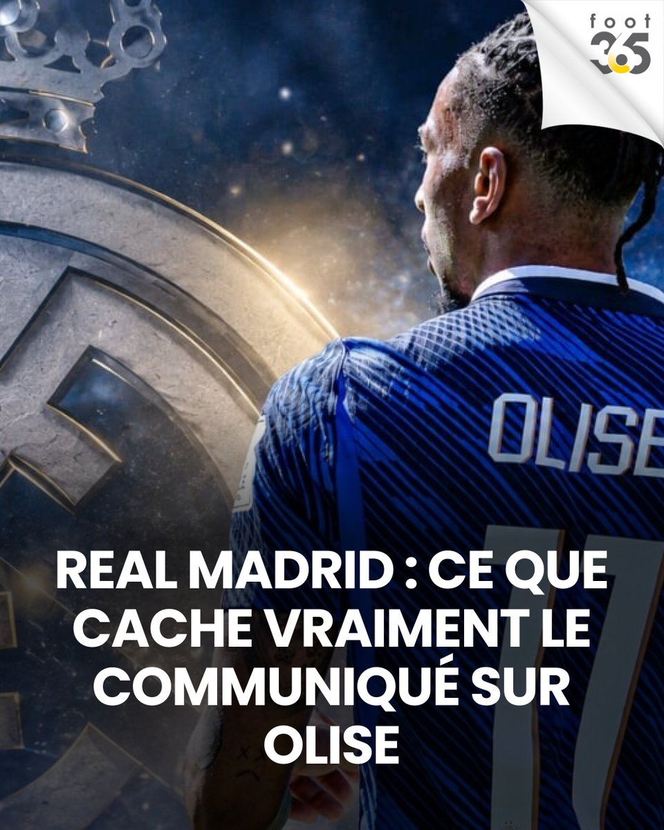 foot365's tweet photo. Real Madrid : ce que cache vraiment le communiqué sur Olise 🔍 https://t.co/t1GSE9oKEh https://t.co/0pnCXZtxwi