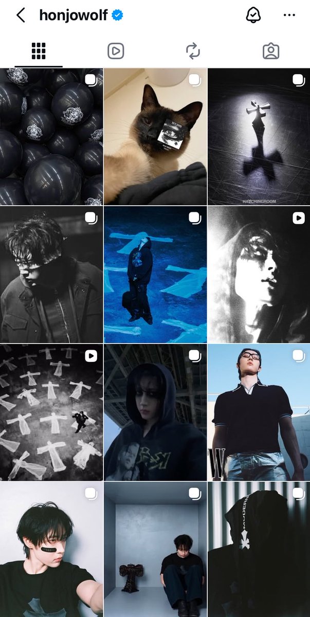 7ABBER's tweet photo. tabber’s insta feed scream : modern goth https://t.co/McqbZ9fPgZ