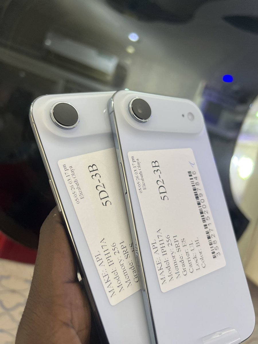 le_citadin_17's tweet photo. 17air 256GB ❤️🥰🔥

VANANT AUTHENTIQUE ❤️

FACTURE 🧾 &amp; GARANTIE 🥰👍

LIVRAISON GRATUITE 🆓 https://t.co/t7o51IoO2p