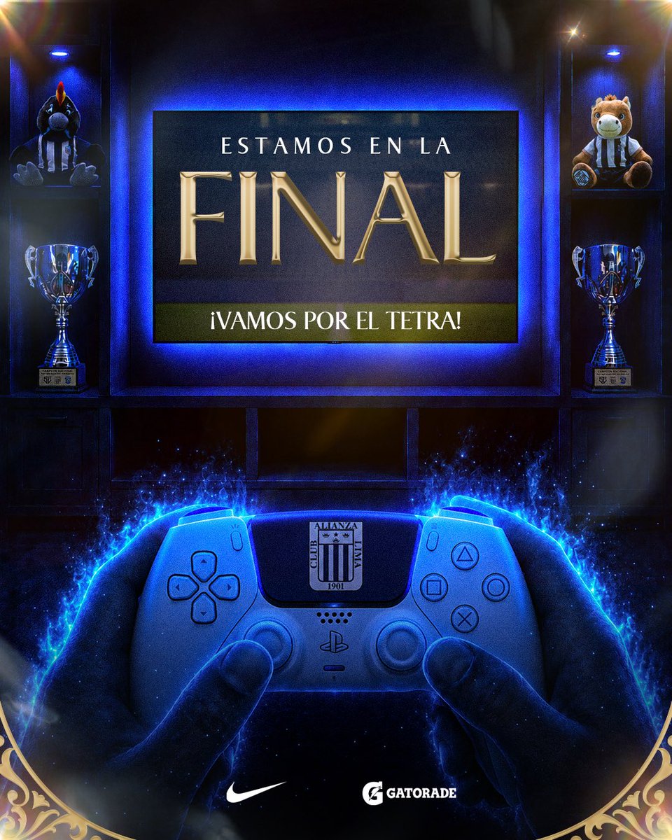 ClubALesports's tweet photo. ¡𝗘𝗦𝗧𝗔𝗠𝗢𝗦 𝗘𝗡 𝗟𝗔 𝗙𝗜𝗡𝗔𝗟! 🏆

Una vez más, somos finalistas de la Copa de la @LigaPeruanaFV - FC 26. 💙🔥

¡Vamos por el TETRA! 🎮

#Gamers
#ConAlianzaSiempre https://t.co/UnlyMDcDXr