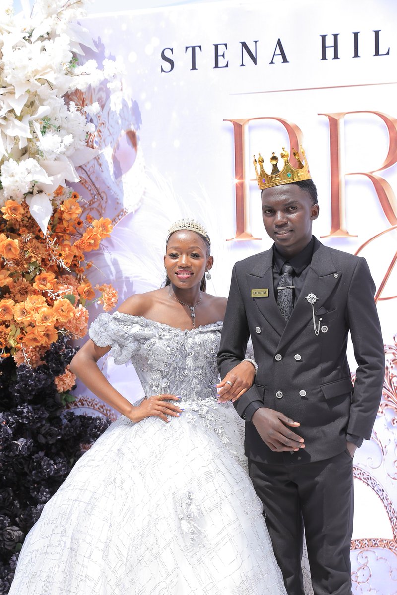 StenaSchoolUg's tweet photo. 👑 Congratulations to our Lower Secondary Prom Queen, Nakato Mulungi Shanita, and Prom King, Ssegirinya Gift Ronald! 🎭✨

A night of elegance, confidence, and unforgettable memories. Congratulations on your well-deserved crowns! 🤍

#StenaProm #StenaHillSS https://t.co/108bAntmer