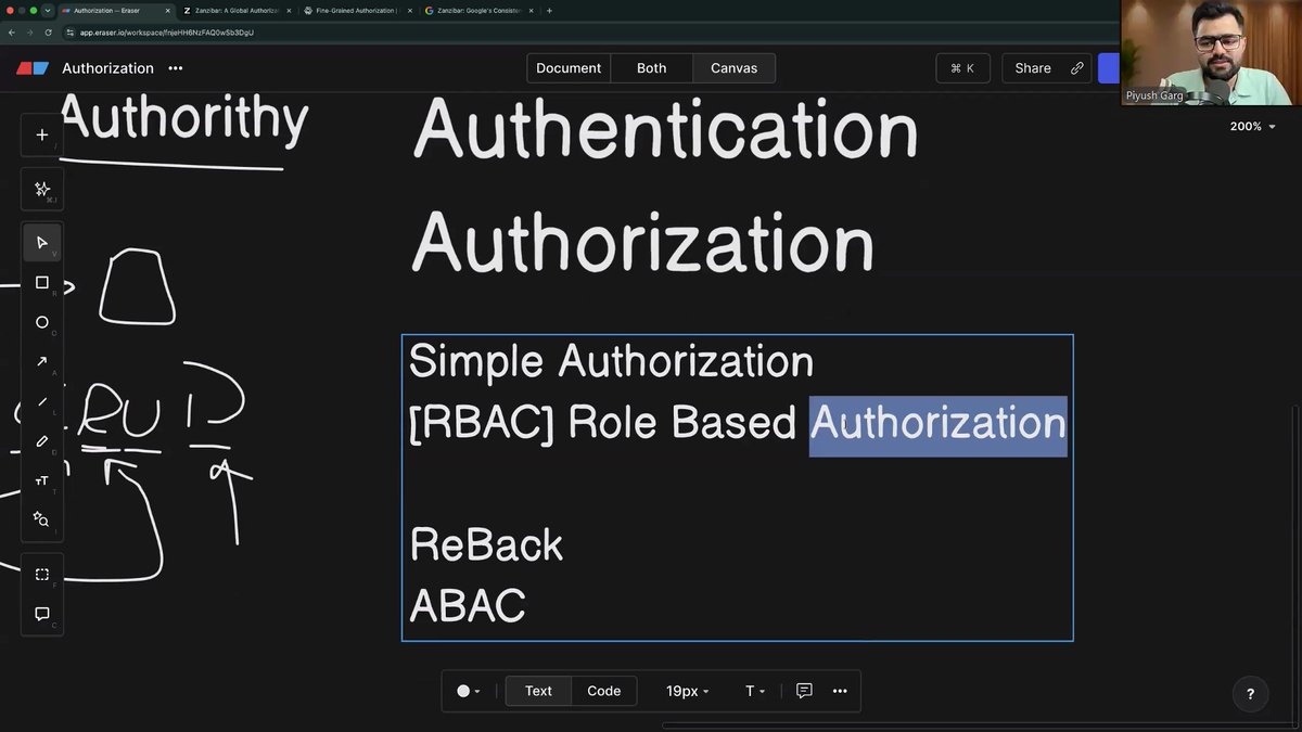 sharmadipalidev's tweet photo. Cohort class 61
Another hackathon announcement!

learn about 
>RBAC,
>ABAC,
>ReBAC, 
>Tuples
>Zanzibar paper, 
>OpenFGA
Thanks to  @Hiteshdotcom @piyushgarg_dev @nirudhuuu @yntpdotme @ChaiCodeHQ https://t.co/LMCJfSXw82