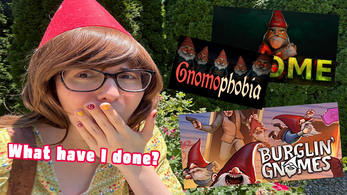charchieTV's tweet photo. You guys asked for and now its finally here... GNOME STREAMMMM! 🍄

I'll be playing gnome-related games, dressed as a gnome, with all gnome redeems half-off. What have I gotten myself into 🥲

#stream #gnome #event 

https://t.co/klt1NF9Vnw https://t.co/cnGs4kkgzl