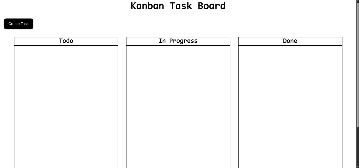 frogman_01's tweet photo. Day 3 of my dev roadmap!

Got the Kanban board prototype live:

Mastered HTML Drag &amp; Drop API 
Created dynamic task cards with unique https://t.co/TpgHsZYCxT() IDs
Built a native HTML <dialog> modal form 
Used querySelectorAll to keep listeners DRY
#buildinpublic #webdev https://t.co/g0EpGilH34