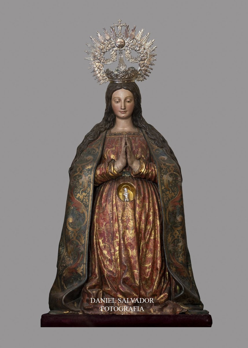 danielvsag's tweet photo. Virgen de la Expectación. Atribuido a Francisco de Ocampo. 1616. Parroquia de Santiago. Castilleja de la Cuesta. Sevilla. https://t.co/uoWlXjhkr5
