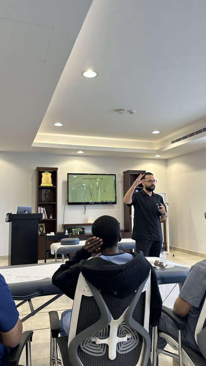 PT_TAlamro's tweet photo. سعدت بإتمام دورة Dry Needling خلال الثلاث أيام ثرية بالمعرفة والتطبيق مع @ahmad_mahrous و @alanoudalduwish ، وبتنظيم مميز من @shfaaacademy 

كانت تجربة غنية بالمعلومات والمهارات الجديدة والتدخلات العلاجية المبنية على الأدلة، أضافت ��ي الكثير لتطبيقه لخدمة المرضى بشكل أفضل https://t.co/DKHR1gyGT0