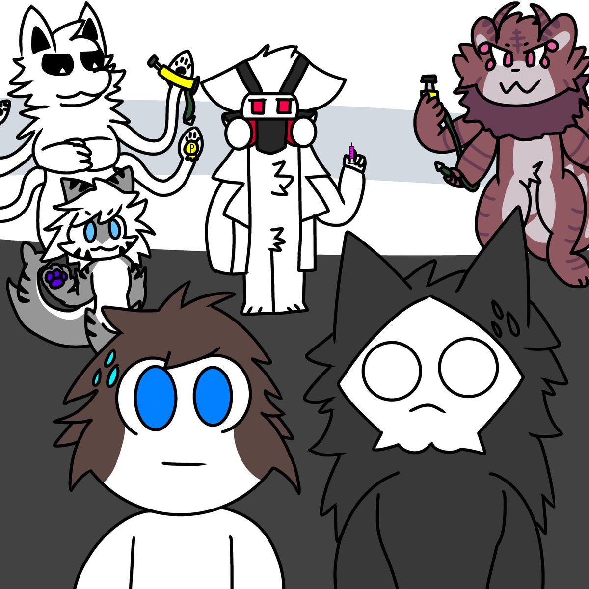 DrSentinela's tweet photo. Hehe i am back and with some art meow well changed is one of the games i like a lot meow and here something i do a day's ago hehe meow ~w~ https://t.co/TKQQasBZGX