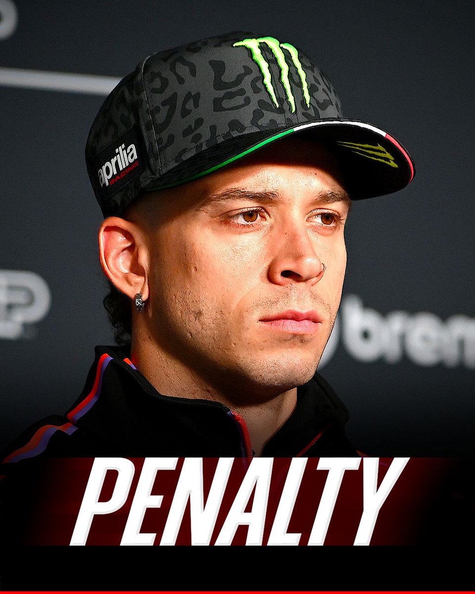 mgp1official's tweet photo. Marco Bezzecchi has been suspended from the Czech Grand Prix after striking a marshal in the aftermath of his Brno Sprint crash ⚠

#MotoGP https://t.co/hVg9j63abF