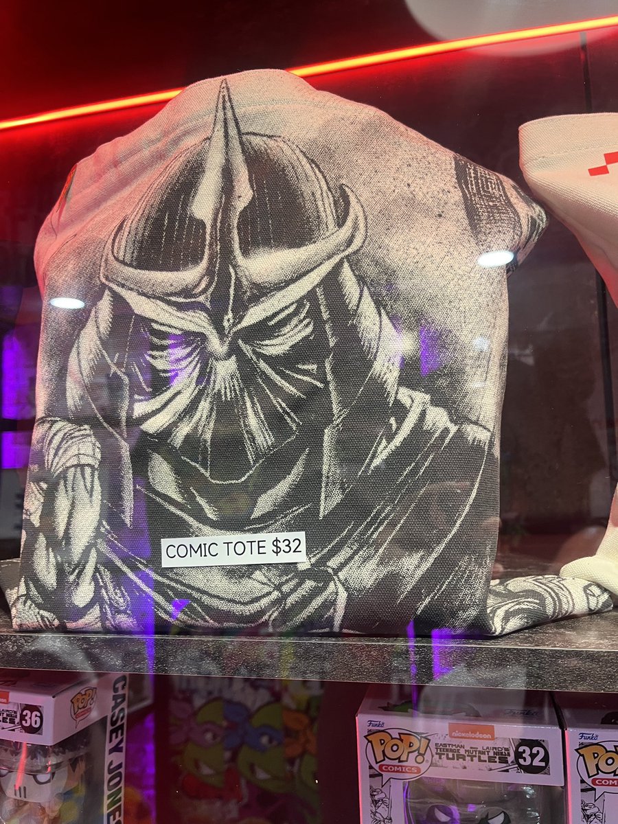 A close up look at some of the merchandise available at the Santa