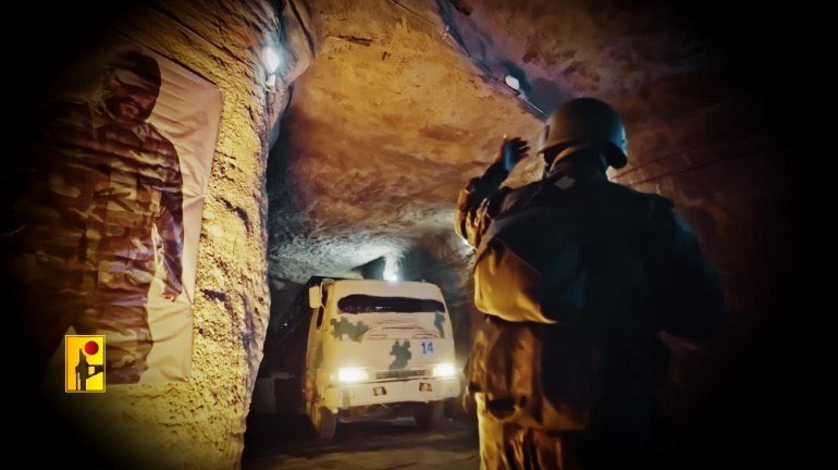 IsraelVive1948's tweet photo. El rumor que circula con más fuerza en los canales árabes es que "Imad 4", la “aterradora” base subterránea que se reveló en un video de Hezbolá hace aproximadamente dos años, es la misma base en la cresta de Ali a-Tahr. De ser cierto, sería la infraestructura subterránea más grande e importante jamás capturada por las FDI.
