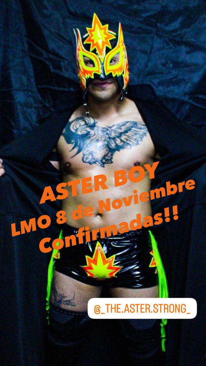 lmorientales's tweet photo. 11.8 #LMO2026秋
参戦予定選手

ASTER BOY
アステル・ボーイ

今勢いのある団体Patrón Espectáculoから初来日！IWRGでも活躍し、今はアメリカやカナダでも活動中。 https://t.co/fsZSgHiB7D