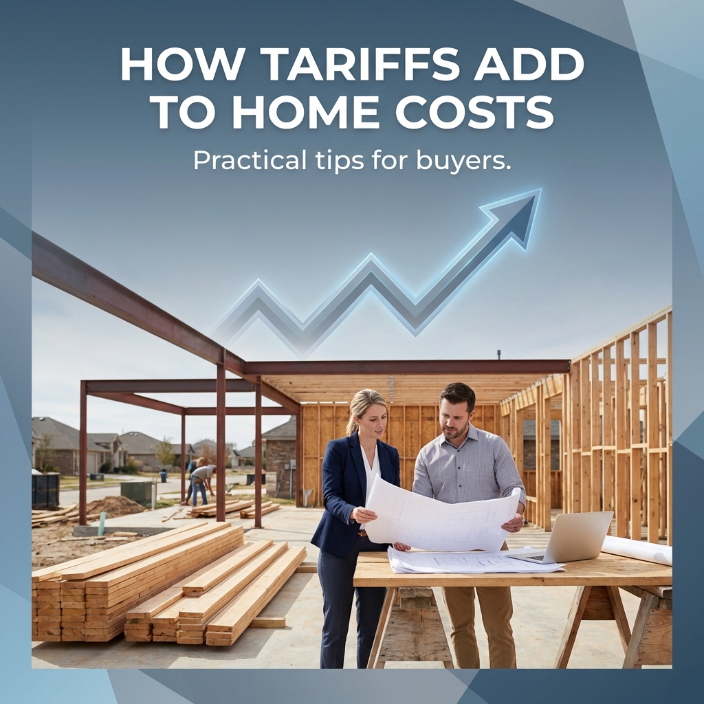 MBriggsRealtor's tweet photo. Tariffs on imported steel and lumber could add thousands to your home’s purchase price. Here's how it happens along with some practical tips for navigating these changes: https://t.co/gd2cFq54dJ https://t.co/eUQre9nyew
