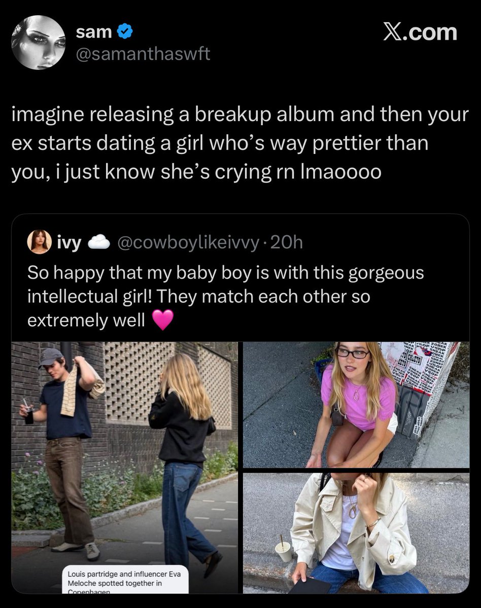livyoncee's tweet photo. i thought swifties had morals. weren’t they just calling out olivia for hanging out with a “misogynist”? now they’re throwing misogynistic takes at her. i swear, this fandom is full of clowns https://t.co/Cf08QO4AWu