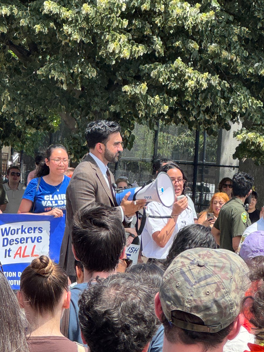 kareemisposting's tweet photo. BROOKLYN AND QUEENS get out and vote for Claire 

✅ free Palestine 
✅ unions for all
✅ abolish ICE

Bernie and the mayor both endorsed Claire! https://t.co/5kMeeJfg8R