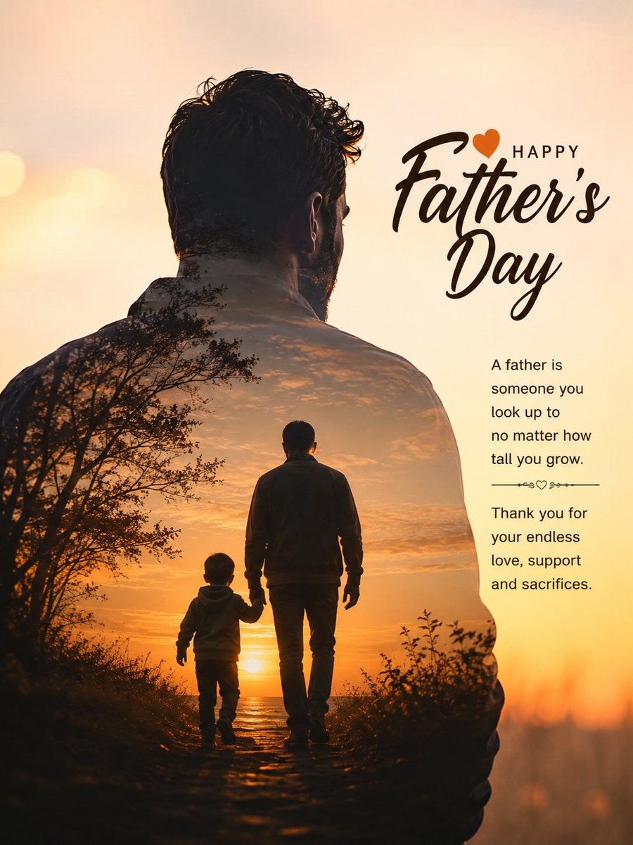 malware_2005's tweet photo. Today is Father's Day.

A father is not just a guardian; he is the pillar of the family, our first teacher, and a symbol of unconditional love. He works tirelessly, often sacrificing his own comfort and happiness to build a brighter future for his children.

At every step of life, a father's guidance, sacrifices, and blessings give us the strength to move forward. His contributions can never be fully expressed in words, but our gratitude for him remains forever in our hearts.

On this Father's Day, I extend my deepest respect, love, and appreciation to all fathers. May God bless every father with good health, happiness, and a long life.

🧡 Happy Father's Day 🧡
