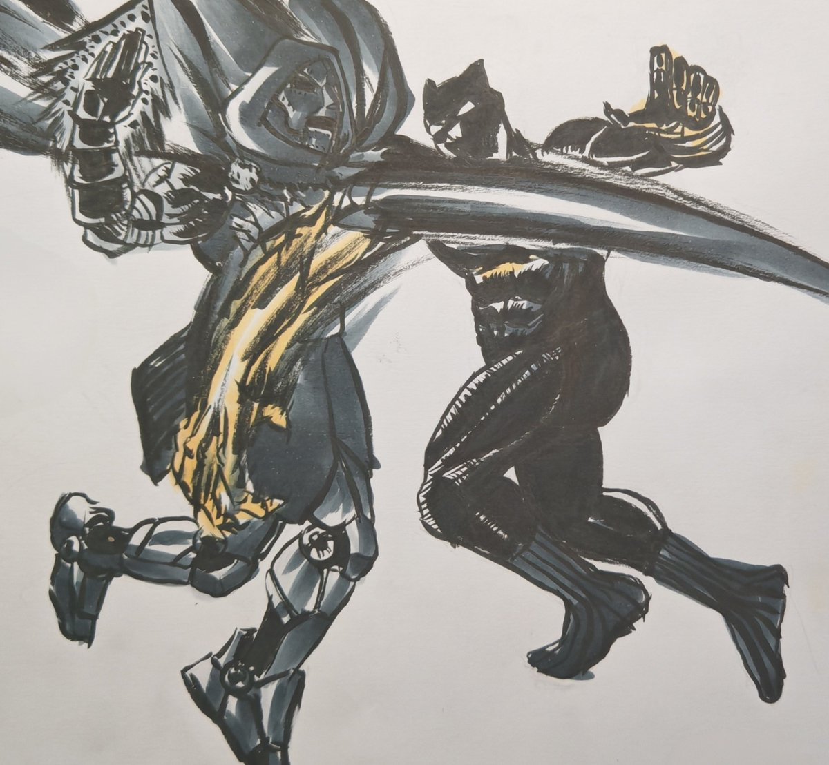 Akp1502020's tweet photo. Doctor doom vs black panther 
#MARVELRIVALSRP 
#marvel https://t.co/zP4HkxRpv6