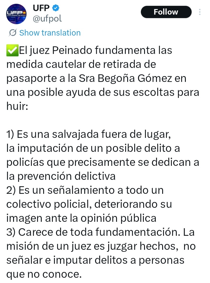sandro_pozzi's tweet photo. Los sindicatos de policía se plantan https://t.co/PO3dxhBQK8