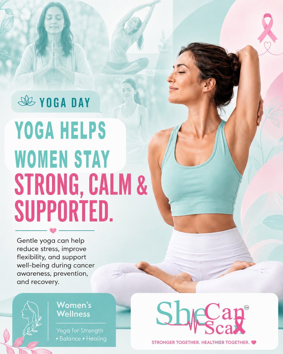 SheCan_Scan's tweet photo. Find your balance, own your peace. 🧘‍♀️✨

This International Yoga Day, take a moment to breathe, stretch, and reconnect with your inner strength.

#InternationalYogaDay https://t.co/yYNeornzxV